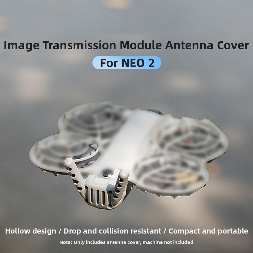 DJI NEO 2 Copertura Protettiva Antiurto PC Tail Antenna Shield Resistente alle Cadute Protezione Modulo Trasmissione Immagini Accessorio Compatto Grigio