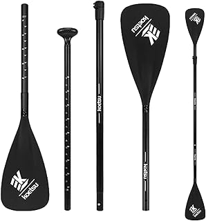JMYDecor Stand Up Paddle Board Paddle - 3 Pieces SUP Paddle Board Accessories, Floating Aluminum Alloy Shaft, Adjustable Double Holes Lock SUP Paddle