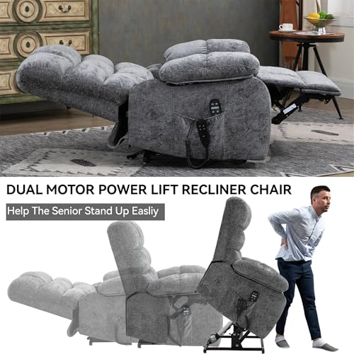 Sillón con masaje y calor eléctrico cuero marrón miniatura 6