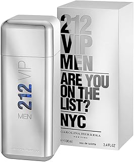 212 Vip by Carolina Herrera Eau De Toilette Spray for Men  3.4 Ounce - Compare price