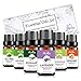 Produktbild Ätherische Öle Set, 100% Naturrein Reines Aroma Duftöle für Diffuser Bio Geschenkset Aromatherapie-Öl-Kit 6X10 ml - Lavendel, Teebaum, Süßorange, Pfefferminze, Rosmarin, Zitronengras