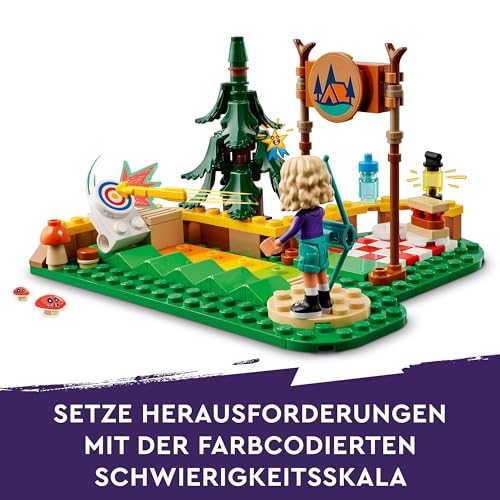 LEGO Friends Adventure Camp Archery Range Set, Building Toy for 6 Plus Year Old Girls, Boys & Kids, with Toy Bow and Arrows, 2 Minidolls… – Ansicht 6