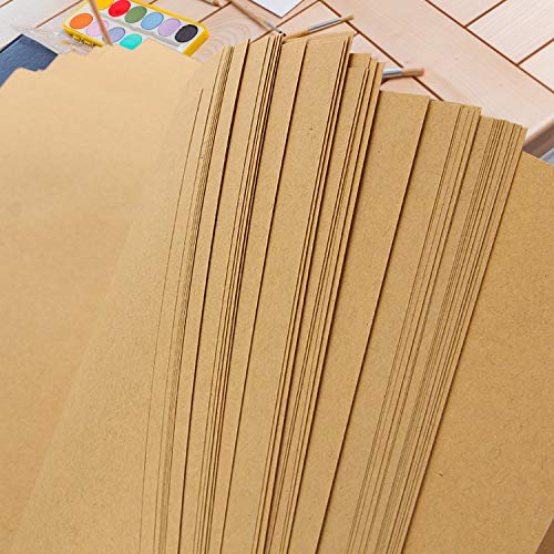 Brown Printer Paper 120 Sheets Letter Sized (8.5X11 Inche) 120 Gsm (45 Lb.cover) Kraft Paper Brown Stationery Paper - Brown Craft Paper Sheets For Arts Crafts,Office, Laser & Inkjet Printer Compatible #TOP2