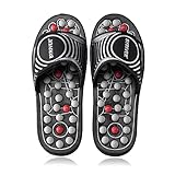 BYRIVER Acupressure Foot Massager, Acupuncture Stimulation Reflexology Massage Slippers Shoes Sandals Tools, Stress Relief Gift for Men Women, Reduce Tension Boost Circulation (02S)