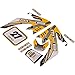 Price comparison product image Hmparts Pit Bike Top Sticker Set x Yellow New
