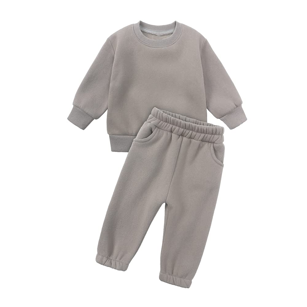MYGBCPJS Conjunto deportivo de 2 piezas con capucha y pantalones deportivos para niños y niñas