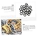 GLEAVI 420 Pcs Internal Tooth Locking Washer Kit Bearing Clamp Retaining Rings Hardware Washers for Industrial Fastening