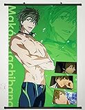 Anime family Home Decor Anime Free! -Iwatobi Swim Club Wall Scroll Poster Makoto Tachibana 80