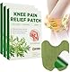Robofun Schmerzpflaster Knie 60 Stück, Pain Relief Patch, Natural Herbal Schmerzlinderung Patch Selbstklebende Wärmepflaster Schmerzlinderungspflaster für Knie Nacken, Rücken und Muskelkater