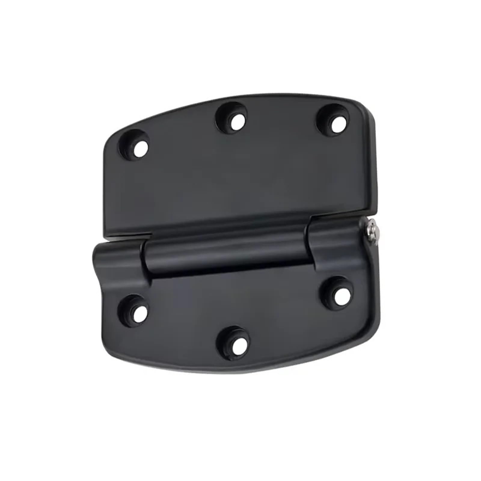 Hardware de equipo maquinaria industrial, puerta carga, bisagra grande alta resistencia, acero al carbono negro, 1 Uds
