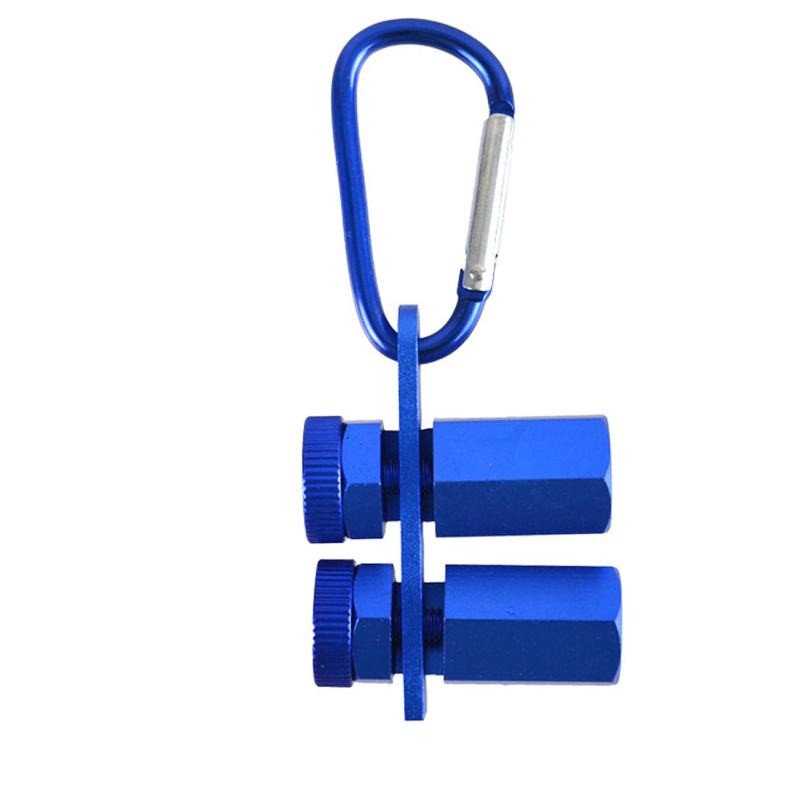 Stair Gauges for Framing Square, Non-Slip Hex Flat Profile Gauge Tool, Aluminum Alloy Stair Gauge for Layout Attachment Framing Jigs, Precision Scribing Tool for Woodworking and Rafters (Blue)