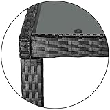 BB Sport 17-teilige Polyrattan Garten Essgruppe Terasse Sitzgruppe 8 Personen Gartenmöbel mit Kissen - 7