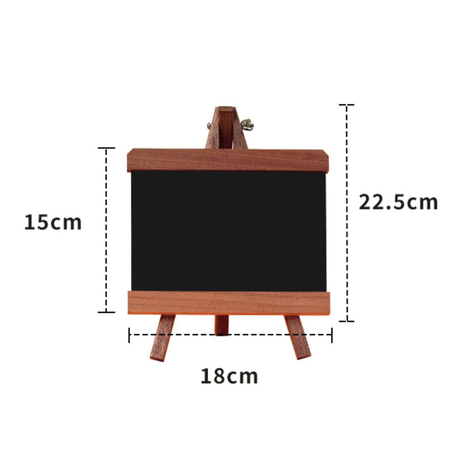 Cartel De Pizarra De Mesa con Trípode De Madera, Acrílico Negro Tablero De Mensajes para La Boda del Partido Eventos Buffet Restaurante Cafe Boutique