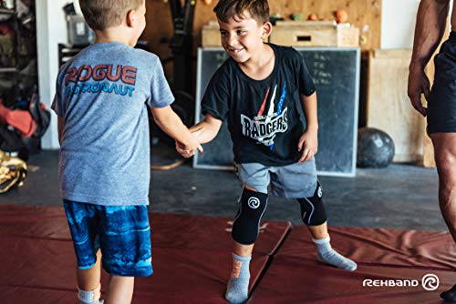 Rehband Rx Knee Support Junior - Small - Premium Youth Knee Brace - Workout Gear for Youth Athletes - Helps Protect Growing Joints Against Injury - Improve Training Potential + Safety - 1 Sleeve - Thumbnail 4