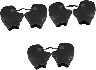 INOOMP 3 pares de luvas de inverno com alça de proteção solar, luvas de proteção para equitação, luvas quentes de inverno, luvas para quadriciclos, luvas de barra de mão, luvas pretas para aquecer as mãos