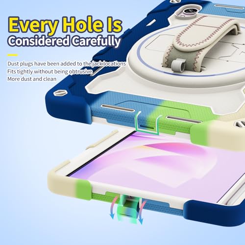 Coque Huawei MatePad 11.5S 2024 antichoc avec béquille rotative 360