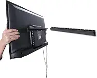 Suporte de parede para TV Studless, suporte de TV de drywall resistente para TVs de tela plana de 32 a 75 polegadas, sem parafusos, sem perfuração, sem âncoras, fácil instalação com todas as ferragens
