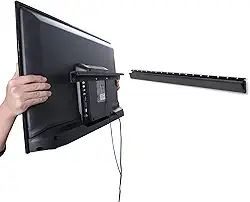 Suporte de parede para TV Studless, suporte de TV de drywall resistente para TVs de tela plana de 32 a 75 polegadas, sem parafusos, sem perfuração, sem âncoras, fácil instalação com todas as ferragens
