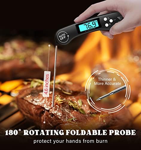 DOQAUS Digital Meat Thermometer - Instant Read Food Thermometer — view 2
