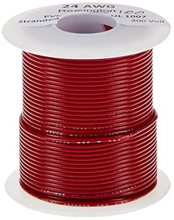 Filo Rosso Nero 24 AWG Cavo Elettrico 24 AWG UL1007 – Rosso E Nero - Foto 4