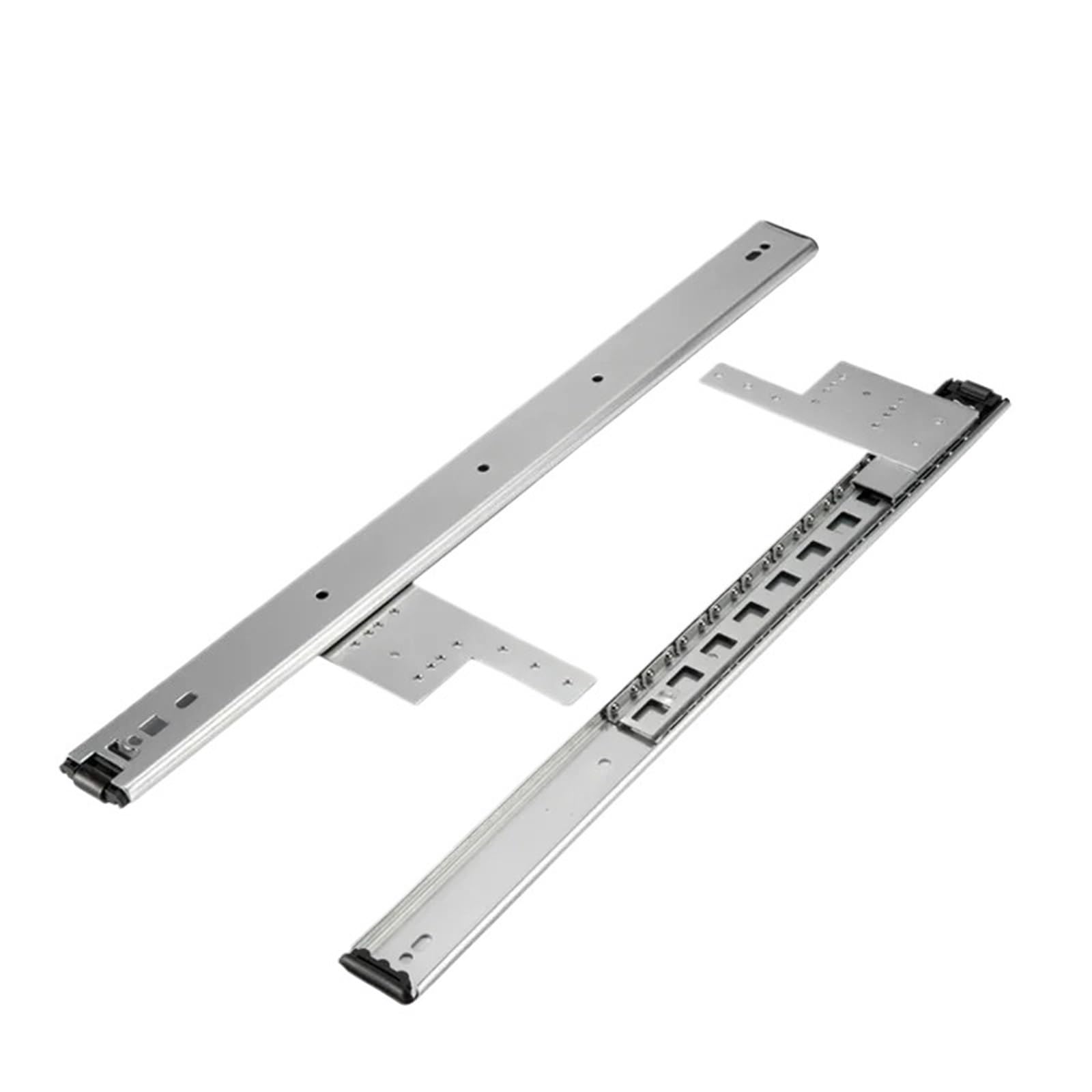 Hudfvioi Length 35Cm Drawer Runners Hidden Swing Door Slide Rail Wardrobe Wine Cabinet Tv Folding Track Save Space Furniture Hinge For Drawer(Length 35Cm)