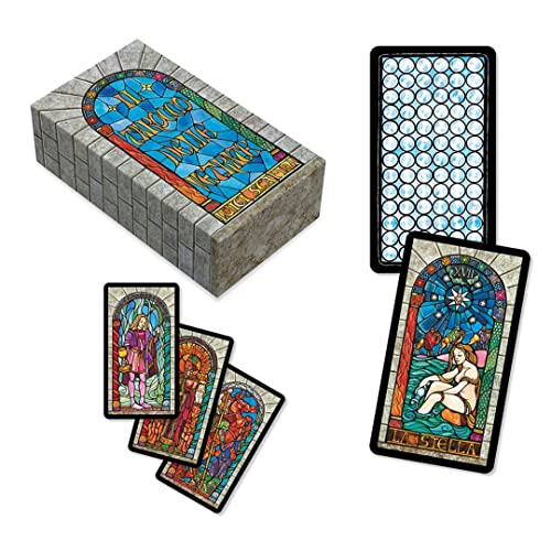 Tarot du Vitrail Dal Negro jeu de cartes divinatoires complet avec livret