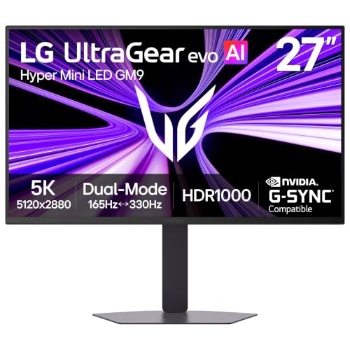 Image of LG 27GM950B-B 27-inch Ultragear evo Mini-LED IPS 5K 165Hz Gaming Monitor