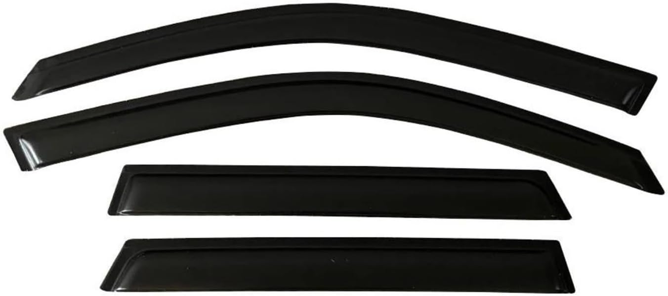 Wind Deflectors Set Window Visor For LAND For ROVER For DISCOVERY 3 L319 2004-2008 2009 2010 Wind Deflectors Rain Guards Door Vent Shades Ventvisor Window Visor