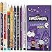 Produktbild Set of 8 Gel-Eraser Pens - Halloween Gelschreibe with Thermosensitive Eraser Ink, Variety of Ink Colours and Barrel Designs, 0.7mm Tip