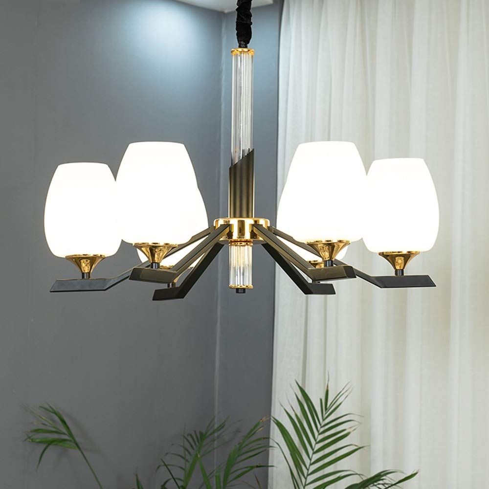 Staircase creativity chandelier en verre pour entr&eacute;e majestueuse - 5