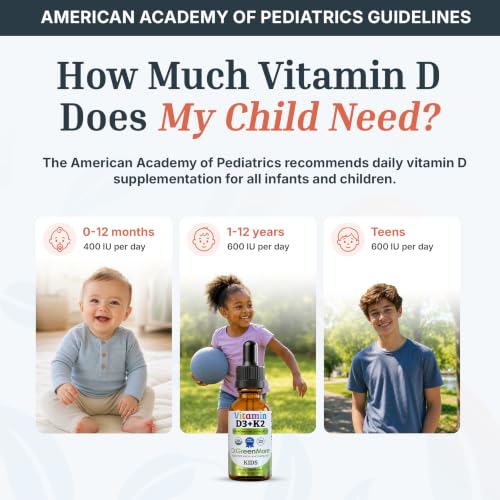 Dr. Green Mom Liquid Vitamin D3 K2 Drops