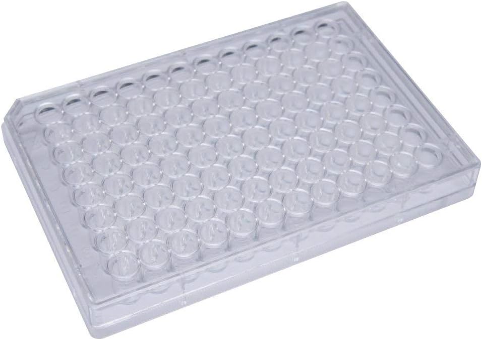 Grow Cells with Olympus 96-Well Tissue Culture TC Treated Plates, Sterile, Individually Wrapped, U-Bottom Wells, 100 Treated Cell Culture Plates/Unit