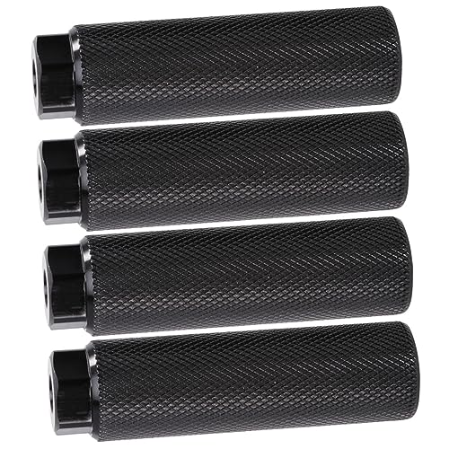 DECOMELODY 4Pcs Bike Pegs Skid Cycling Rear Foot Stands Compact Shape Footrests for Axles and for Mountain Bike and