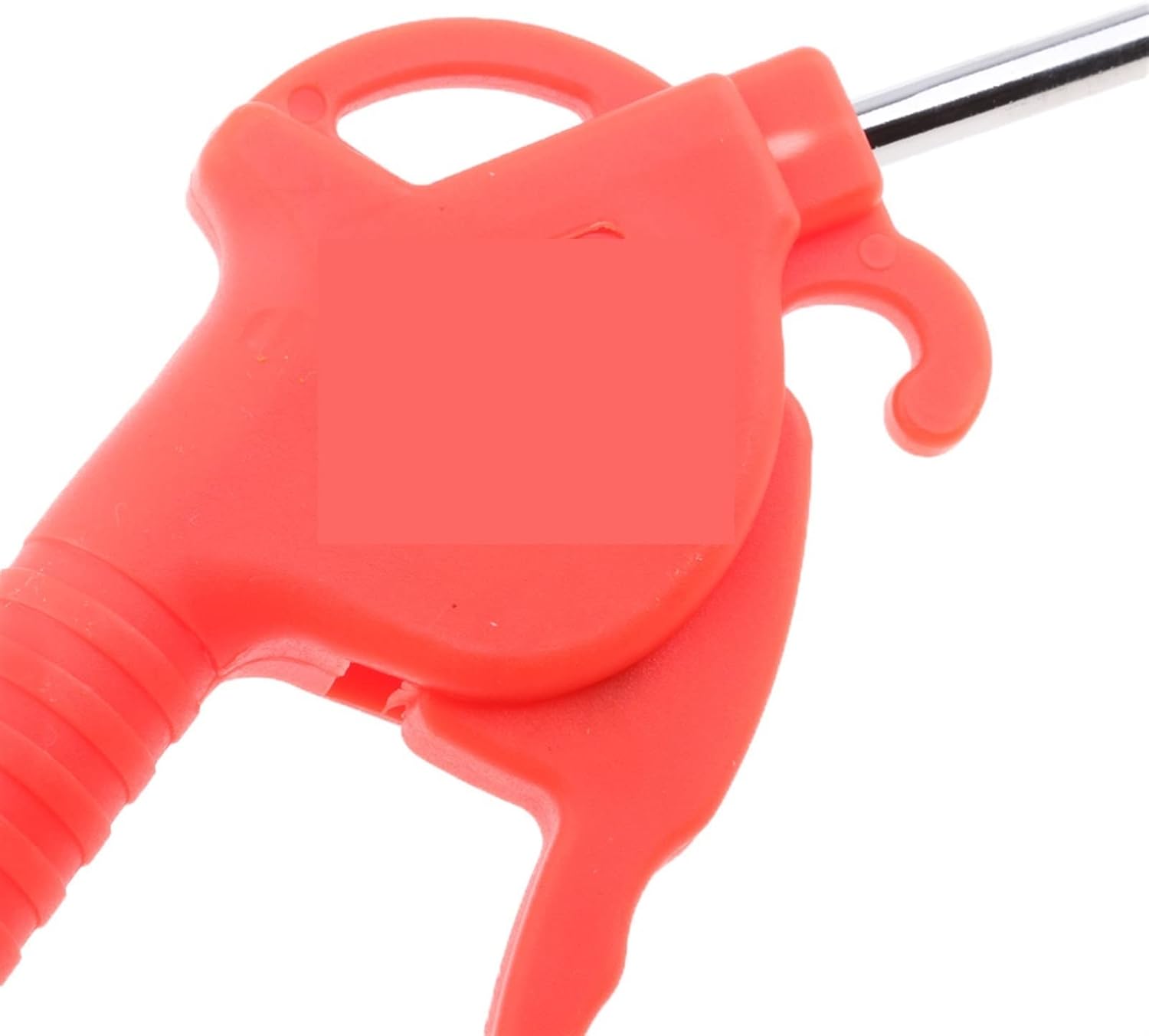 Hand Caulking Guns Air Gun for Long Angle Nozzle Pneumatic Cleaning Tool, Removable Rubber Head