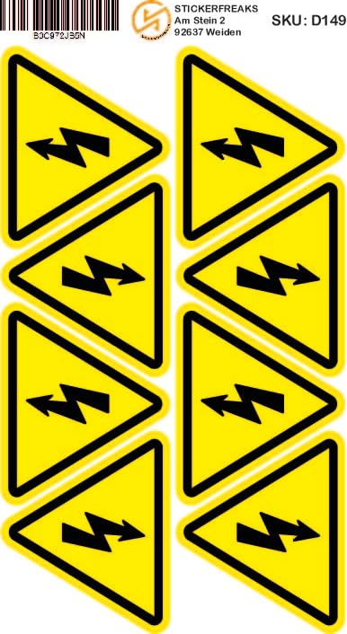 Segnale Di Pericolo Set Di Icone Vettoriali Simboli Di Pericolo E Di Avvertimento Ionizzazione - Foto 9