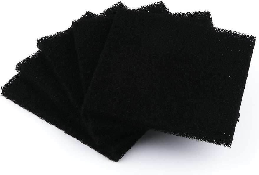 5Pcs Anti-Static Activated Carbon Filter Sponge Solder Smoke Absorber Remover Fume Extractor for Soldering, 130x130x10mm