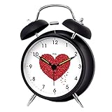 PANDA SUPERSTORE Light Utility Super Loud Alarm Clock Practical Mute Alarm Clock Luminous