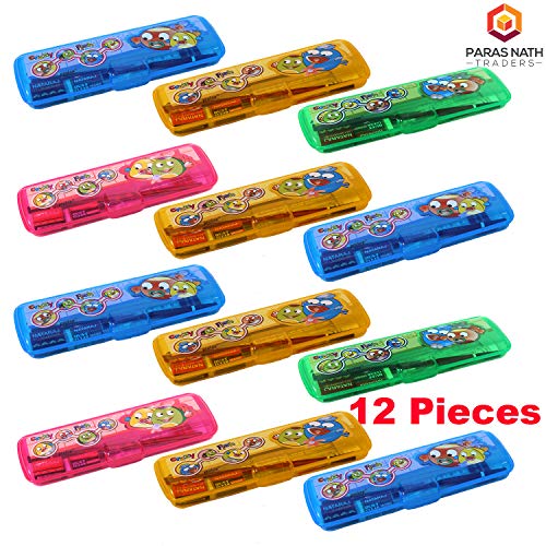 Image of LUCID...We Build Relations Pencil Case Set for School Use with Branded Stationery for Birthday Parties Return Gift Purpose with Complementary Gift Wrap. (Pack of 18)