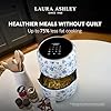 Laura Ashley Digital 9-in-1 Large Air Fryer 4.75 Quarts | Beautiful Air Fryer with China Rose Floral Print | Compact Airfryer with Rapid Air Technology for Healthy & Energy-Efficient Cooking #3