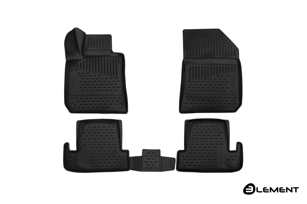 Set Tappetini Auto 3D In Gomma Per Peugeot 308 (2007-2013) - Bordi Alti, Antiscivolo, Inodori E Facili Da Pulire