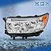Silscvtt Headlights Assembly Replacement for Subaru Forester 2006-2008 Halogen Housing Reflector Headlamp Driver Side 84001SA471