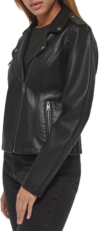 Levi's Women's The Classic Faux Leather Moto Jacket (Regular & Plus Size)
