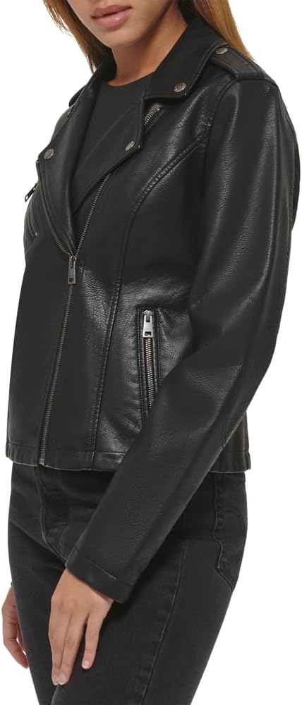 Levi's Women's The Classic Faux Leather Moto Jacket (Regular & Plus Size)