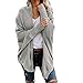 Produktbild iHENGH Damen Herbst Winter Cardigan Top,Women Lange ÄRmel Solid Color Casual Mantel Pullover Coat Strickjacke Tops