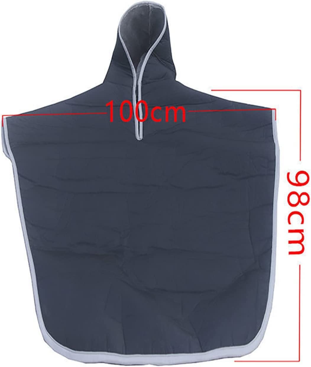 Manta para Silla de Ruedas, Cubierta cálida de Invierno para Todo el Cuerpo, Capa para Silla de Ruedas, Resistente al Viento, Poncho para Silla de Ruedas con Capucha, Manta térmica de Viaje ( Color :
