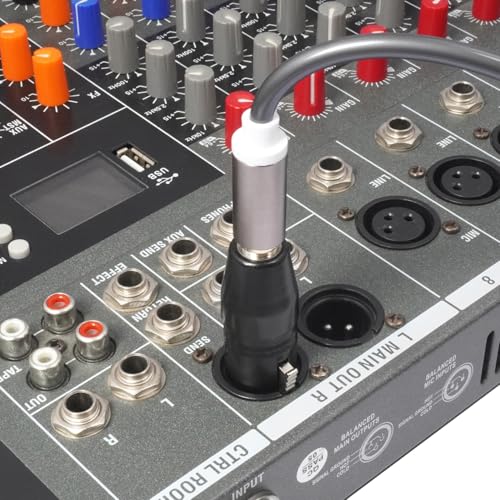 Adaptador XLR Hembra a RCA Hembra 2 unidades miniatura 5