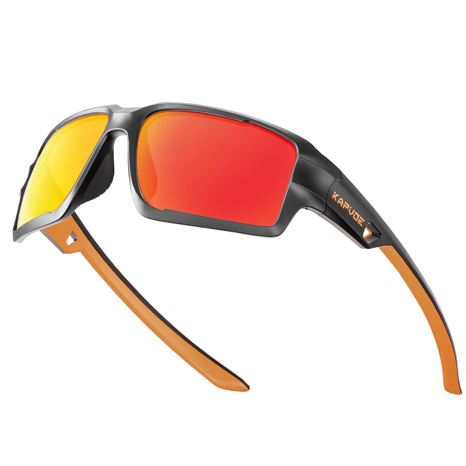 KAPVOE Polarizadas Gafas de Sol Deportivas Hombres Mujers Ciclismo Deportes al Aire Libre Pesca Golf Running Conducción