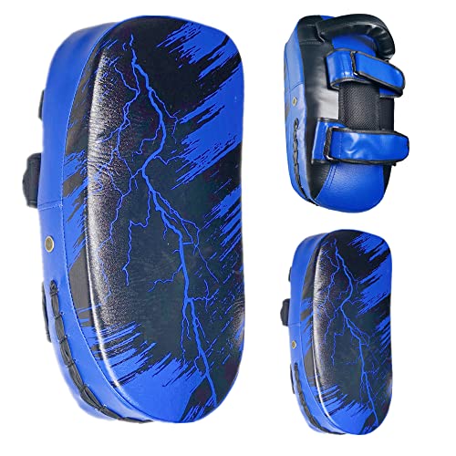 YOUSHANG Leather Kick Shield Single Boxing Pads Focus Mitts Strike Bag Pad Martial Arts Taekwondo Thai Muay Punch Accessories Karate 36X19X9cm xyxn