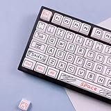 Elacgap PBT Keycaps 126 Keys Cute Graffiti Keycaps Set, XDA Profile, Dye-Sublimation Key Caps for Cherry Gateron MX Switches Mechanical Keyboard