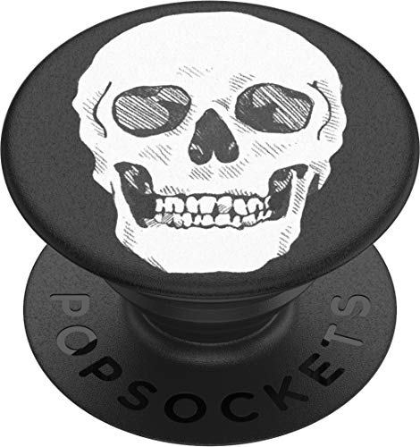PopSockets: PopGrip with Swappable Top for Phones and Tablets - Shaky Bones White